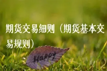 期货交易分基本特征(期货的交易类型有哪些)_https://www.xmqjcw.com_期货百科_第1张