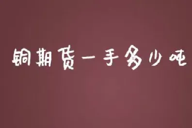 海通期货一手铜是多少资金(海通期货成交量为什么那么高)_https://www.xmqjcw.com_期货百科_第1张
