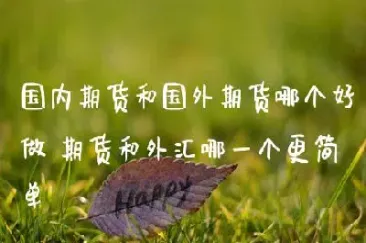 国内期货可以做外汇嘛(做外汇期货都是些什么人)_https://www.xmqjcw.com_期货百科_第1张