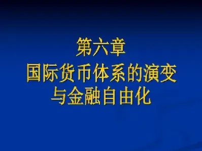 金融风险和国际货币体系(国际货币金融体系变化趋势)_https://www.xmqjcw.com_期货百科_第1张