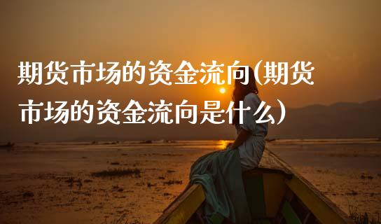 期货市场的资金流向(期货市场的资金流向是什么)_https://www.xmqjcw.com_期货投资_第1张