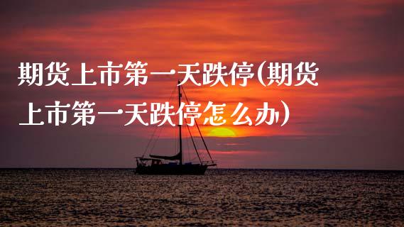 期货上市第一天跌停(期货上市第一天跌停怎么办)_https://www.xmqjcw.com_期货直播室_第1张