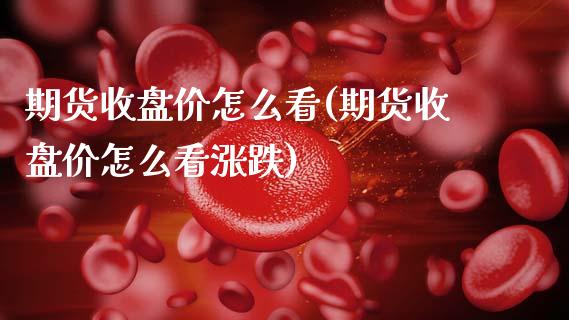 期货收盘价怎么看(期货收盘价怎么看涨跌)_https://www.xmqjcw.com_期货投资_第1张