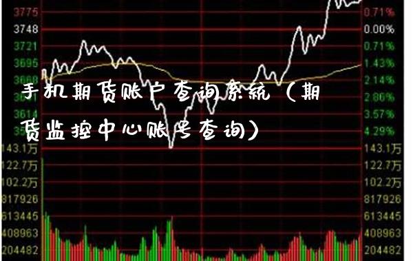 手机期货账户查询系统（期货监控中心账号查询）_https://www.xmqjcw.com_期货行情_第1张