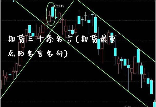 期货三十条名言(期货最重点的名言名句)_https://www.xmqjcw.com_期货开户_第1张