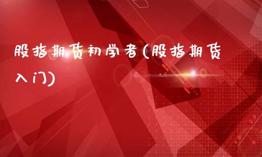 股指期货初学者(股指期货入门)_https://www.xmqjcw.com_期货投资_第1张