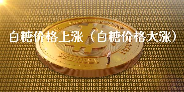 白糖价格上涨（白糖价格大涨）_https://www.xmqjcw.com_期货投资_第1张