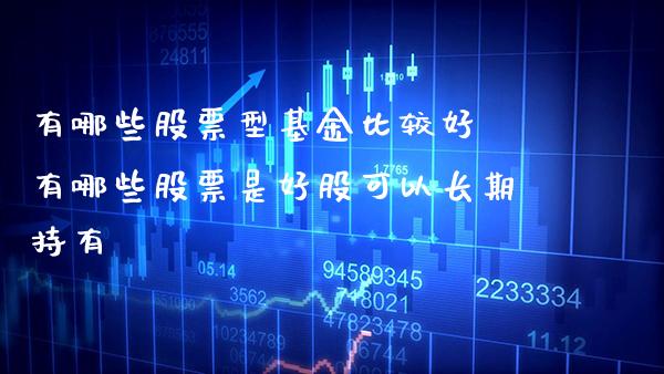 有哪些股票型基金比较好 有哪些股票是好股可以长期持有_https://www.xmqjcw.com_股票投资_第1张