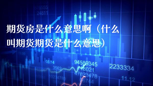 期货房是什么意思啊（什么叫期货期货是什么意思）_https://www.xmqjcw.com_期货投资_第1张