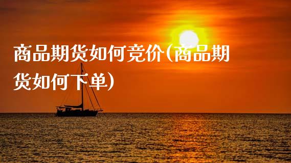 商品期货如何竞价(商品期货如何下单)_https://www.xmqjcw.com_期货百科_第1张