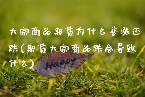 大宗商品期货为什么普涨还跌(期货大宗商品跌会导致什么)_https://www.xmqjcw.com_期货开户_第1张
