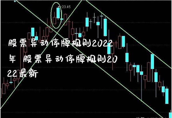 股票异动停牌规则2022年 股票异动停牌规则2022最新_https://www.xmqjcw.com_股票投资_第1张