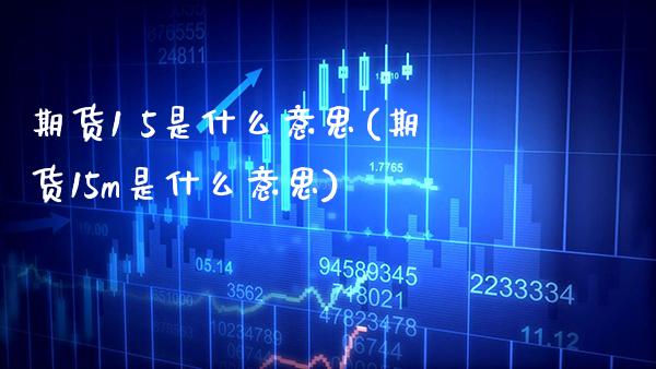 期货1 5是什么意思(期货15m是什么意思)_https://www.xmqjcw.com_期货投资_第1张