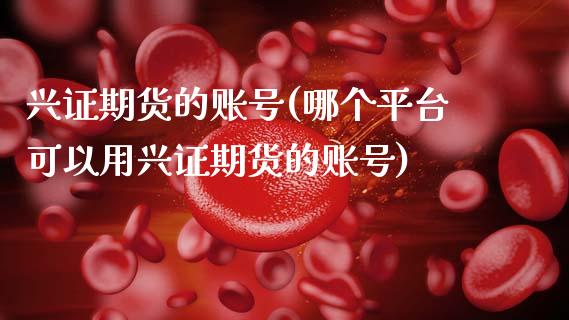 兴证期货的账号(哪个平台可以用兴证期货的账号)_基金理财_第1张_秦聚理财 兴证期货的账号(哪个平台可以用兴证期货的账号)_https://www.xmqjcw.com_基金理财_第1张