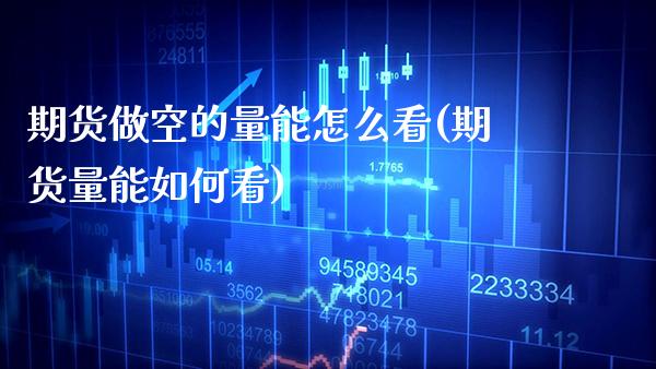期货做空的量能怎么看(期货量能如何看)_https://www.xmqjcw.com_期货百科_第1张