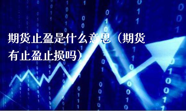 期货止盈是什么意思（期货有止盈止损吗）_https://www.xmqjcw.com_期货直播室_第1张