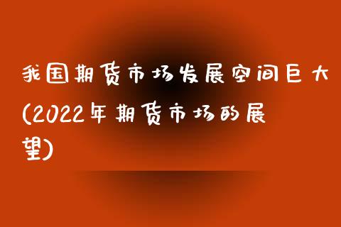 我国期货市场发展空间巨大(2022年期货市场的展望)_https://www.xmqjcw.com_股票投资_第1张