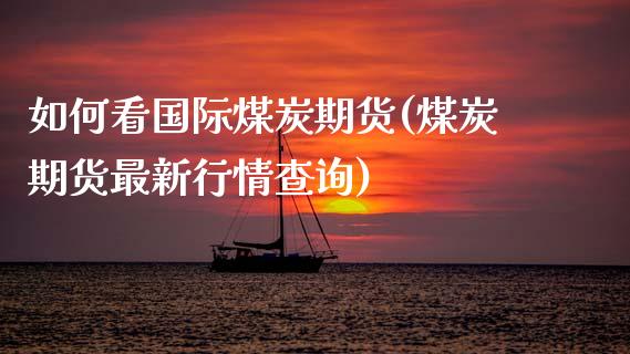 如何看国际煤炭期货(煤炭期货最新行情查询)_https://www.xmqjcw.com_期货百科_第1张