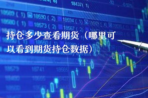 持仓多少查看期货（哪里可以看到期货持仓数据）_https://www.xmqjcw.com_期货投资_第1张