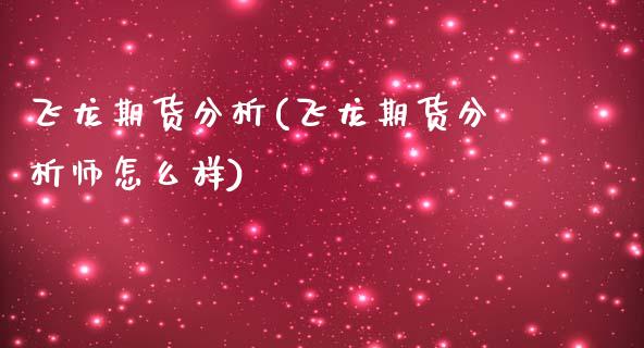 飞龙期货分析(飞龙期货分析师怎么样)_https://www.xmqjcw.com_期货投资_第1张