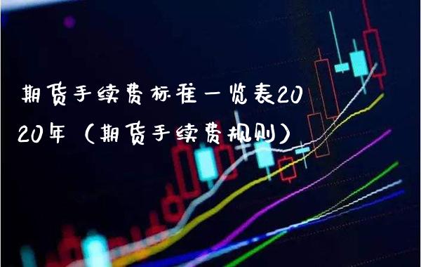 期货手续费标准一览表2020年（期货手续费规则）_https://www.xmqjcw.com_期货投资_第1张