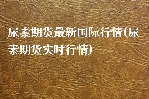 尿素期货最新国际行情(尿素期货实时行情)_https://www.xmqjcw.com_期货直播室_第1张