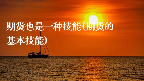 期货也是一种技能(期货的基本技能)_https://www.xmqjcw.com_股票投资_第1张