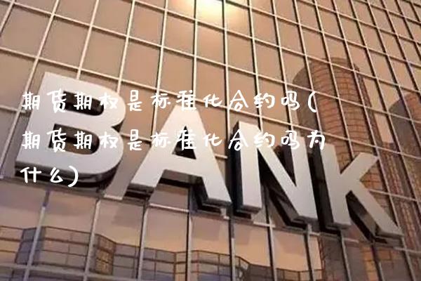 期货期权是标准化合约吗(期货期权是标准化合约吗为什么)_https://www.xmqjcw.com_期货百科_第1张