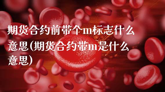 期货合约前带个m标志什么意思(期货合约带m是什么意思)_https://www.xmqjcw.com_期货百科_第1张