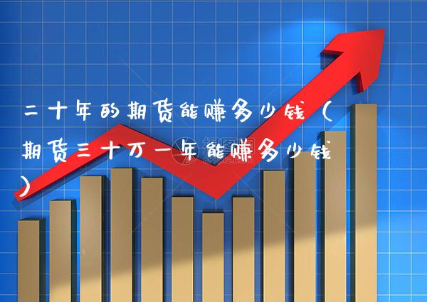 二十年的期货能赚多少钱（期货三十万一年能赚多少钱）_https://www.xmqjcw.com_期货投资_第1张