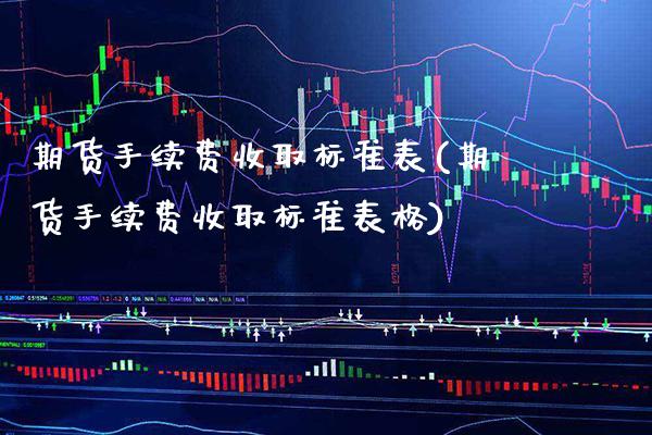 期货手续费收取标准表(期货手续费收取标准表格)_https://www.xmqjcw.com_期货投资_第1张