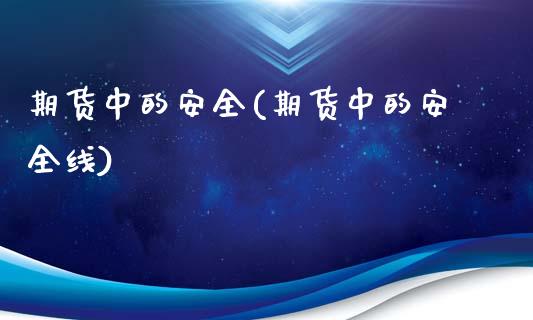 期货中的安全(期货中的安全线)_https://www.xmqjcw.com_期货投资_第1张