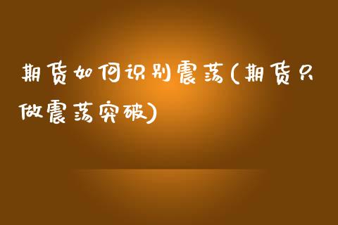 期货如何识别震荡(期货只做震荡突破)_https://www.xmqjcw.com_期货百科_第1张