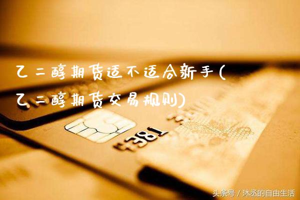 乙二醇期货适不适合新手(乙二醇期货交易规则)_https://www.xmqjcw.com_期货百科_第1张