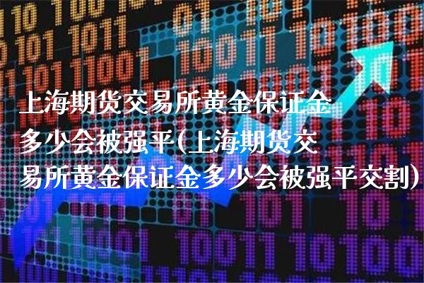 上海期货交易所黄金保证金多少会平(上海期货交易所黄金保证金多少会平交割)_https://www.xmqjcw.com_期货行情_第1张