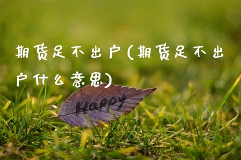 期货足不出户(期货足不出户什么意思)_https://www.xmqjcw.com_期货投资_第1张