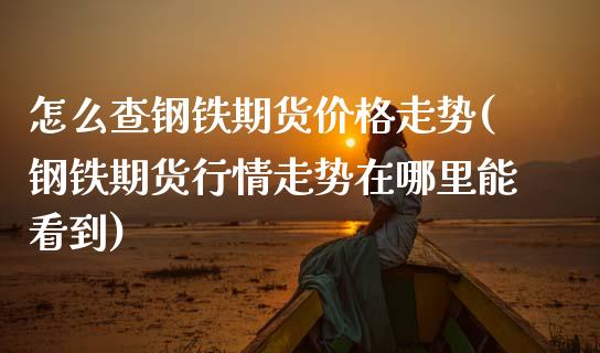 怎么查钢铁期货价格走势(钢铁期货行情走势在哪里能看到)_https://www.xmqjcw.com_基金理财_第1张