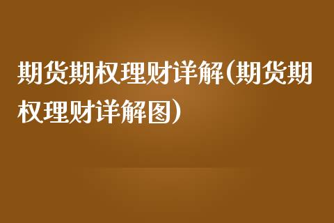 期货期权理财详解(期货期权理财详解图)_https://www.xmqjcw.com_期货百科_第1张