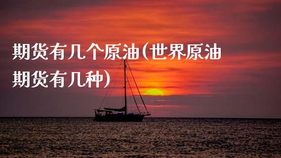期货有几个原油(世界原油期货有几种)_https://www.xmqjcw.com_期货百科_第1张