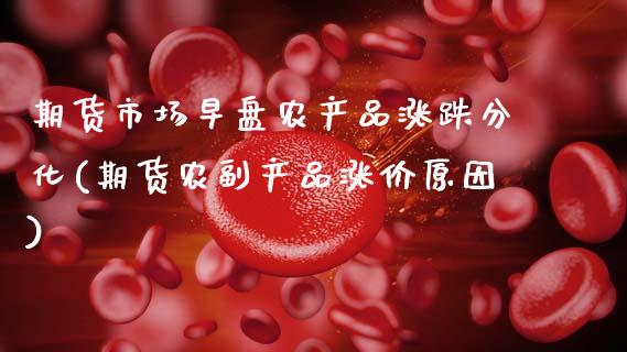 期货市场早盘农产品涨跌分化(期货农副产品涨价原因)_https://www.xmqjcw.com_期货百科_第1张