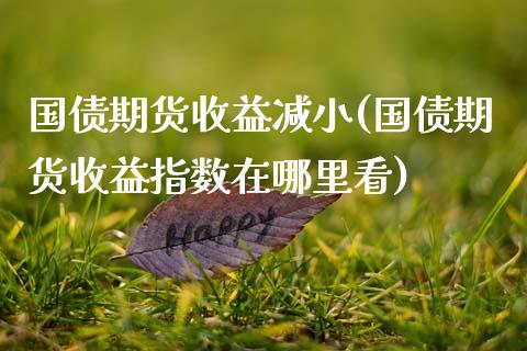 国债期货收益减小(国债期货收益指数在哪里看)_https://www.xmqjcw.com_基金理财_第1张
