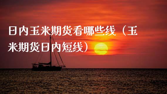 日内玉米期货看哪些线（玉米期货日内短线）_https://www.xmqjcw.com_期货投资_第1张
