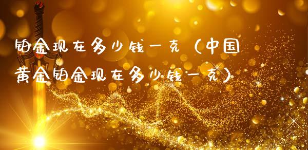 铂金现在多少钱一克（中国黄金铂金现在多少钱一克）_https://www.xmqjcw.com_期货投资_第1张