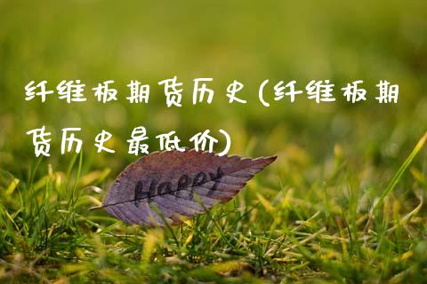 纤维板期货历史(纤维板期货历史最低价)_https://www.xmqjcw.com_期货直播室_第1张