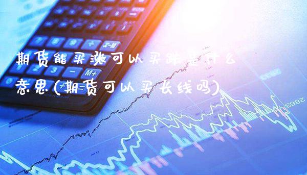 期货能买涨可以买跌是什么意思(期货可以买长线吗)_https://www.xmqjcw.com_期货直播室_第1张