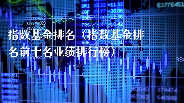 指数基金排名（指数基金排名前十名业绩排行榜）_https://www.xmqjcw.com_期货投资_第1张