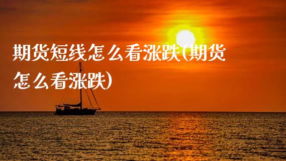 期货短线怎么看涨跌(期货怎么看涨跌)_https://www.xmqjcw.com_期货开户_第1张