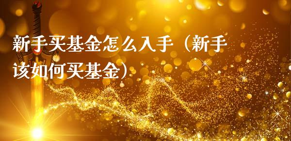 新手买基金怎么入手（新手该如何买基金）_https://www.xmqjcw.com_基金理财_第1张