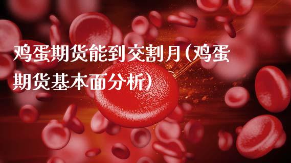 鸡蛋期货能到交割月(鸡蛋期货基本面分析)_https://www.xmqjcw.com_期货投资_第1张