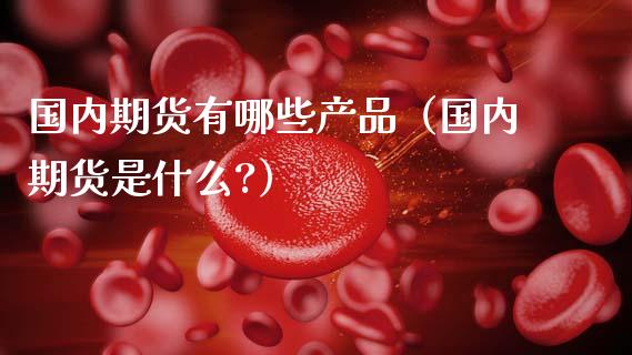 国内期货有哪些产品（国内期货是什么?）_https://www.xmqjcw.com_期货行情_第1张